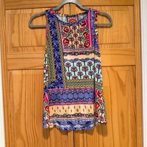 Johnny Was Multicolor  Tank Top